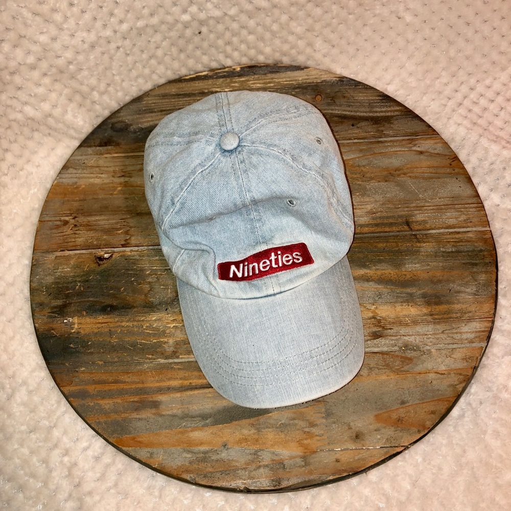 90s denim hat